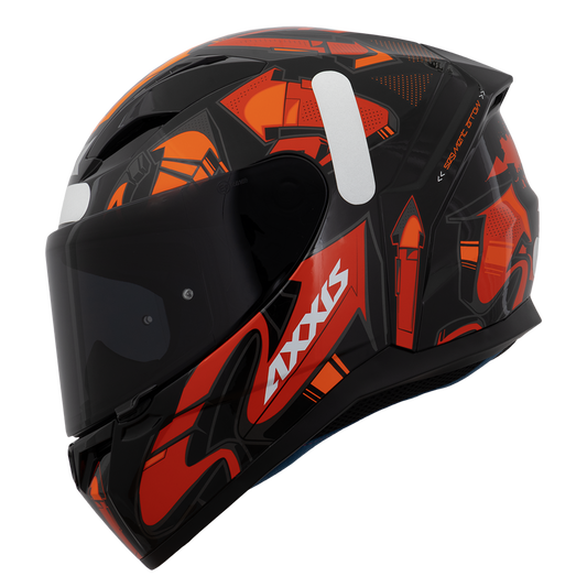 Capacete Axxis Segment Arrowa B5 Vermelho Brilho