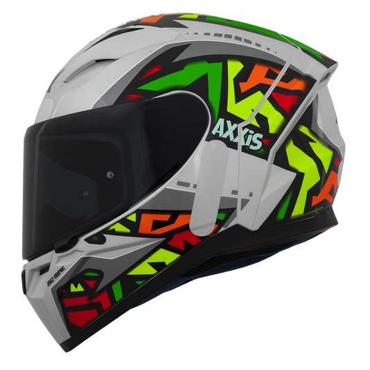 Capacete Axxis Segment Jolly C2 Cinza Brilho