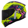Capacete Axxis Segment Jolly C3 Amarelo Flourecente Brilho