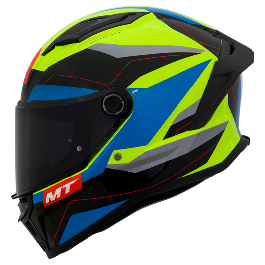 Capacete Mt Helmets Stinger 2 Micro C7 Azul Brilho