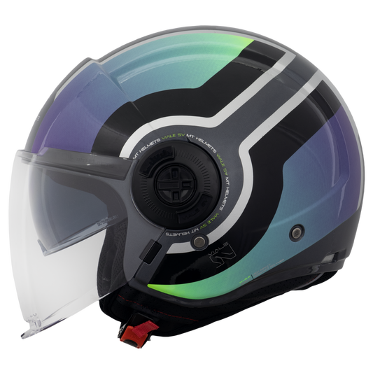 Capacete Mt Helmets Viale SV Stereo A1 Preto