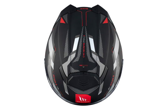 Capacete Mt Helmets Atom 2 SV Bast D5 Cinza Preto Matte