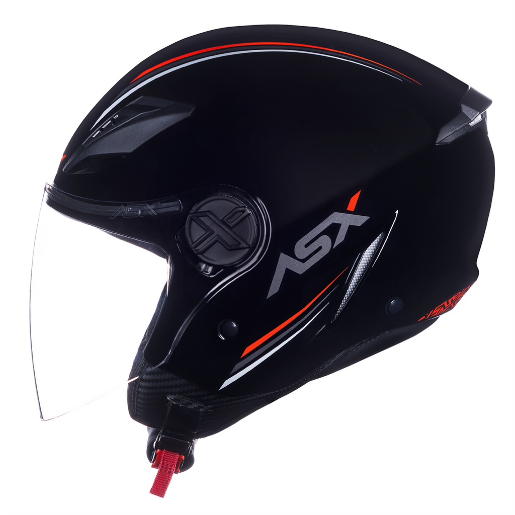 Capacete ASX City Air Brilho Solid Preto
