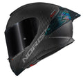 Capacete Norisk Carbon R Solid Preto Fosco Matte Carbon