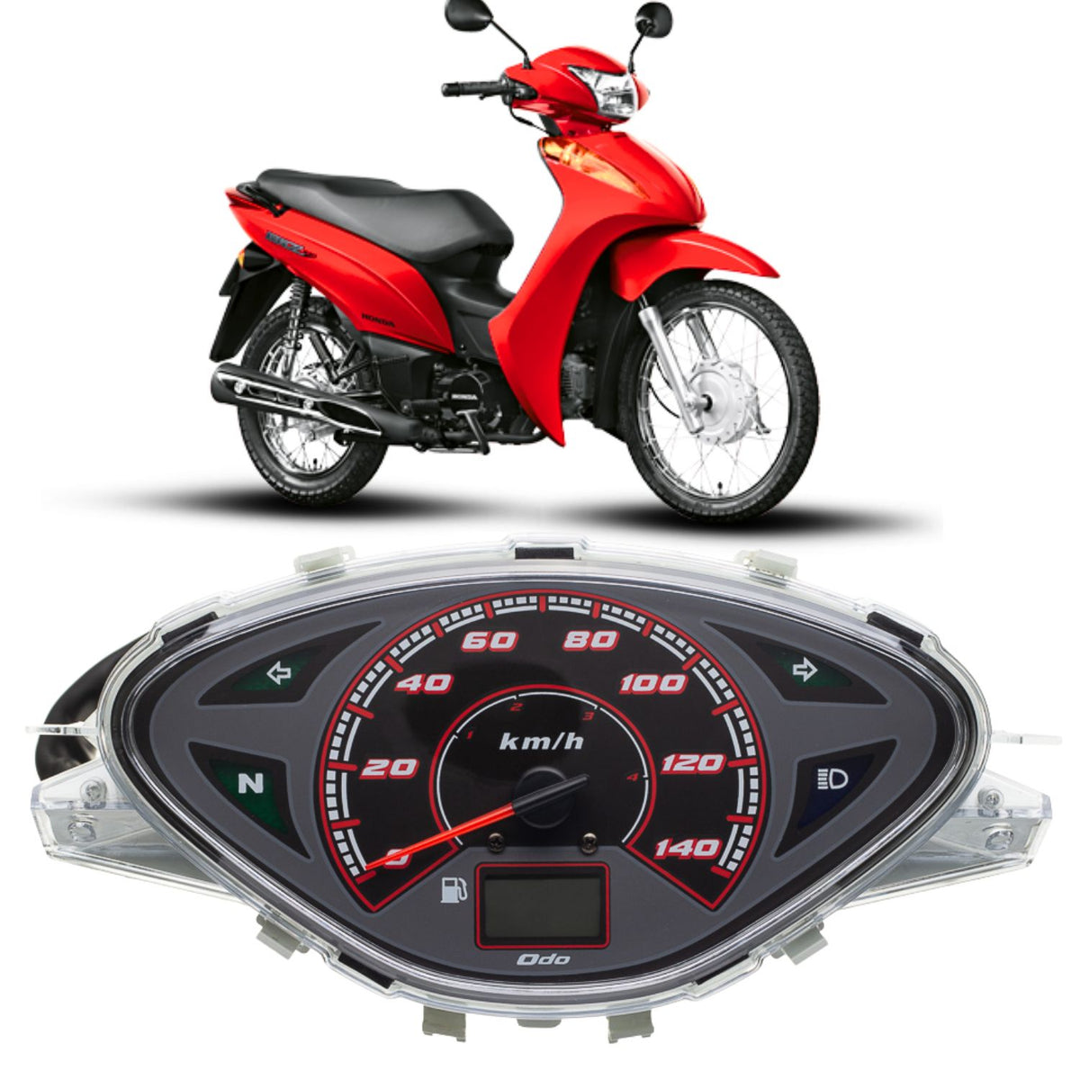 PAINEL COMPLETO VELOCIMETRO BIZ 125+ 2006 2007 2008