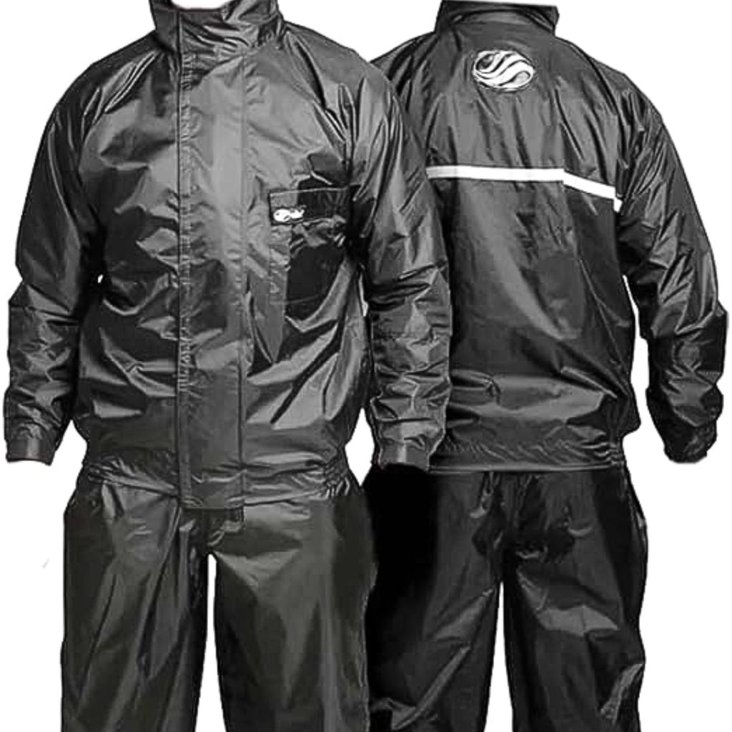 CONJUNTO CAPA DE CHUVA ALBA NYLON EUROPA PRETO