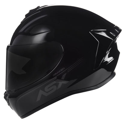 Capacete ASX draken Solid Brilho Preto