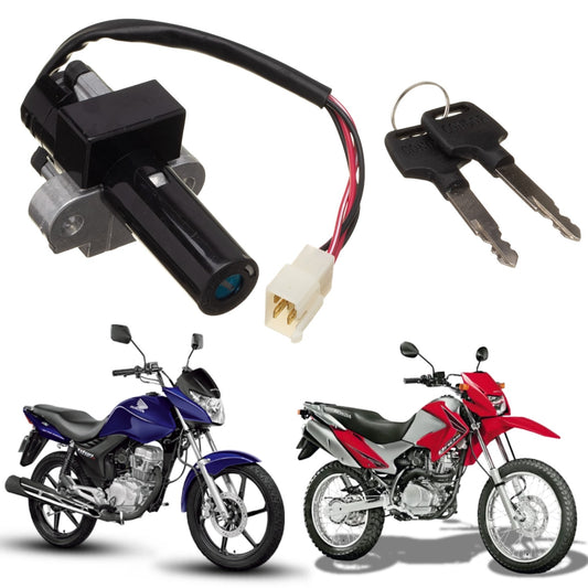 CHAVE IGNIÇÃO CG 150 FAN TITAN CARGO START 2009-2013 / NXR BROS 150 2009-2015