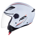 Capacete ASX City Air Brilho Solid Branco