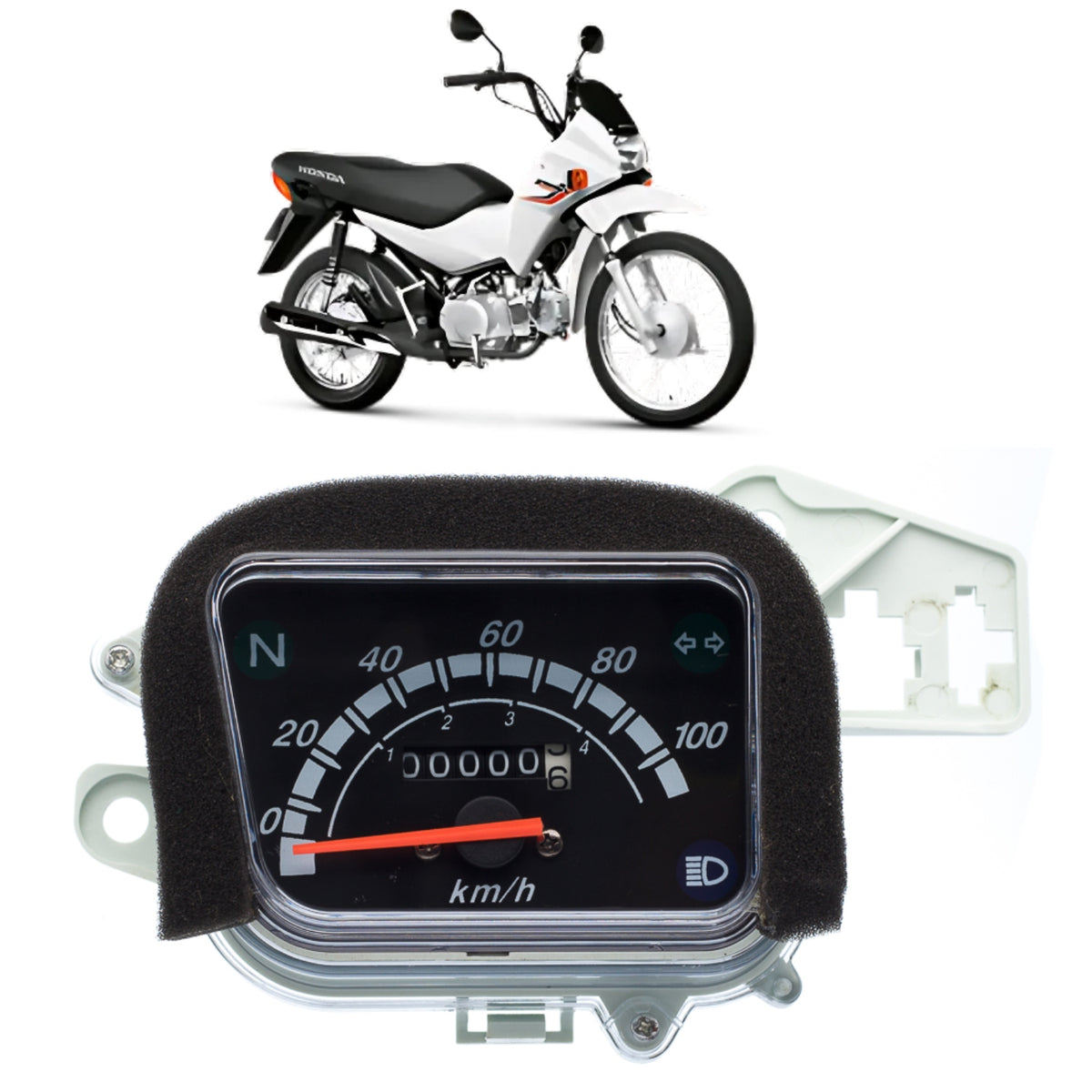 PAINEL COMPLETO VELOCIMETRO HONDA POP 100 2007-2012