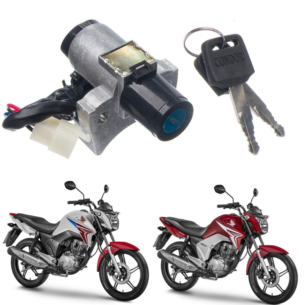 CHAVE IGNIÇÃO CG 150 FAN TITAN CARGO START 2014 2015