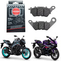 PASTILHA DE FREIO TRASEIRA FISCHER CARBON MT03 YZF R3 2016-2025