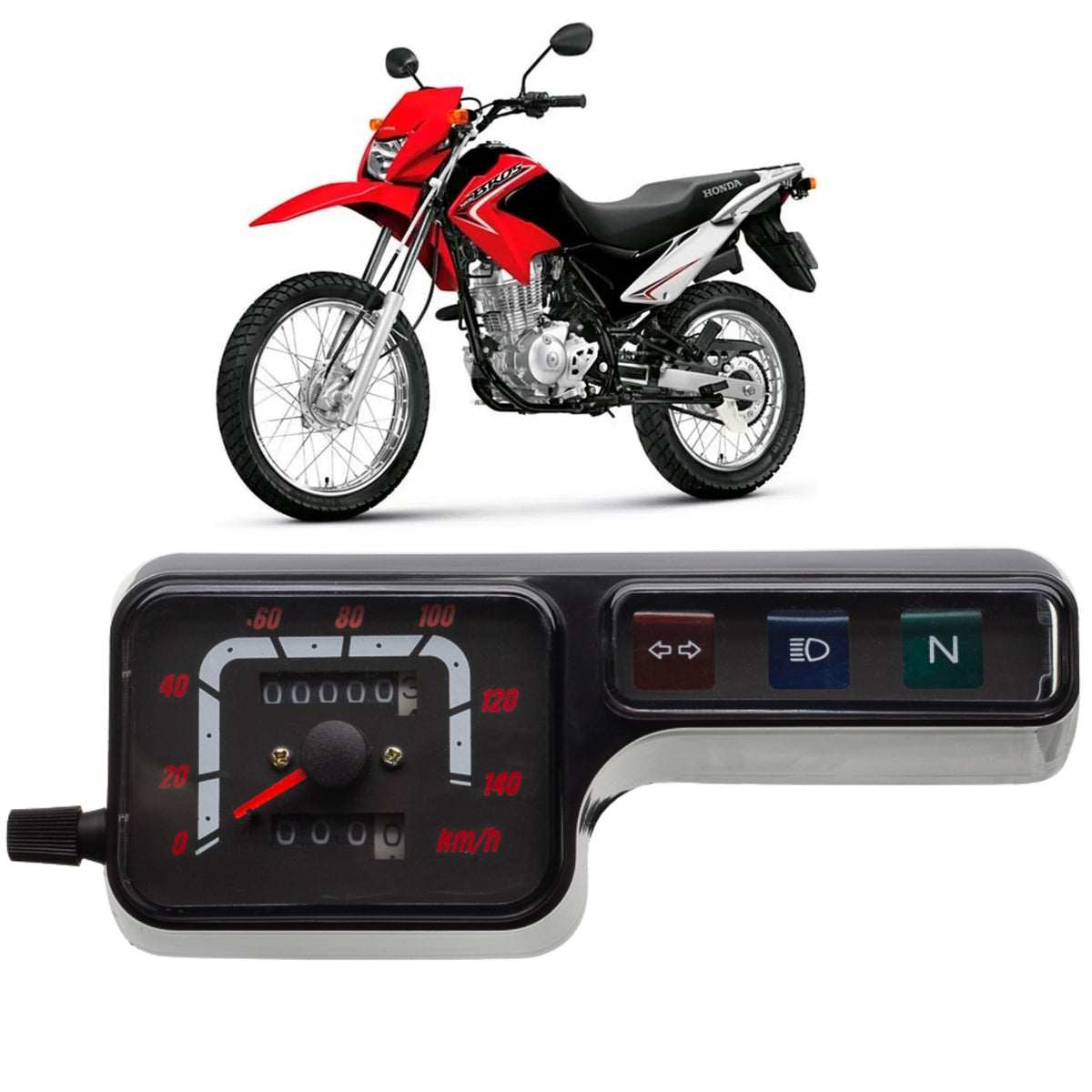 PAINEL COMPLETO VELOCIMETRO BROS 125 150 2003 2004 2005