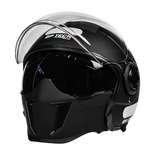 CAPACETE MOTO GP TECH ZOOM MONO C/ OCULOS PRETO FOSCO