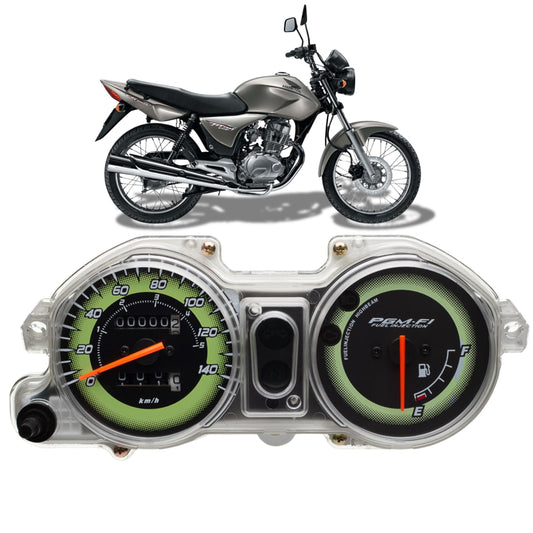 PAINEL COMPLETO VELOCIMETRO HONDA CG 150 ESD 2009 2010 VERDE