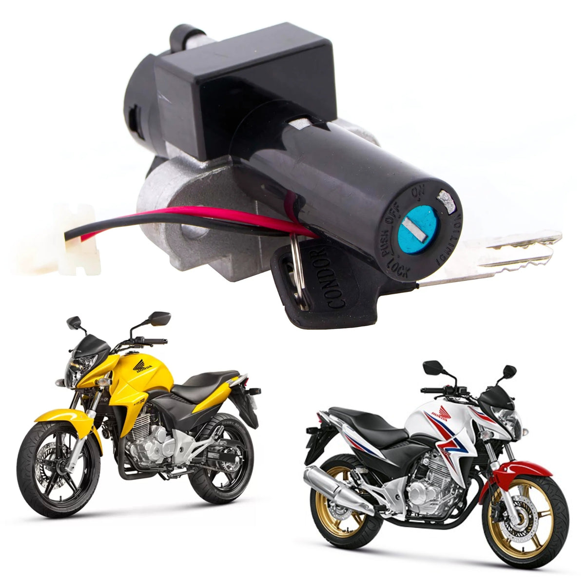 CHAVE IGNIÇÃO HONDA CB300R 2009-2015