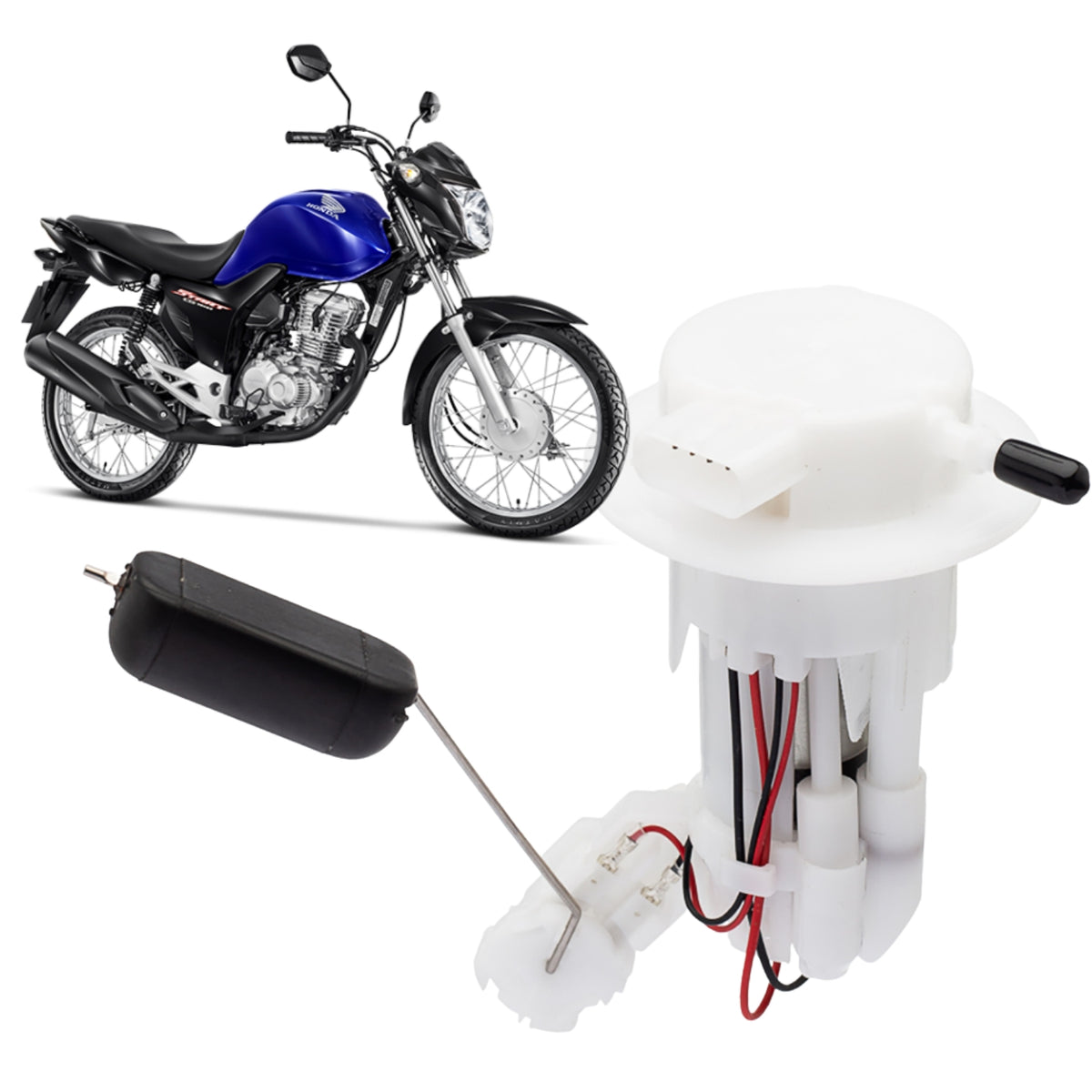 BOMBA COMBUSTIVEL COMPLETA CG 125 FAN 2016-2024