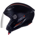 Capacete ASX City Air Fosco Solid Preto