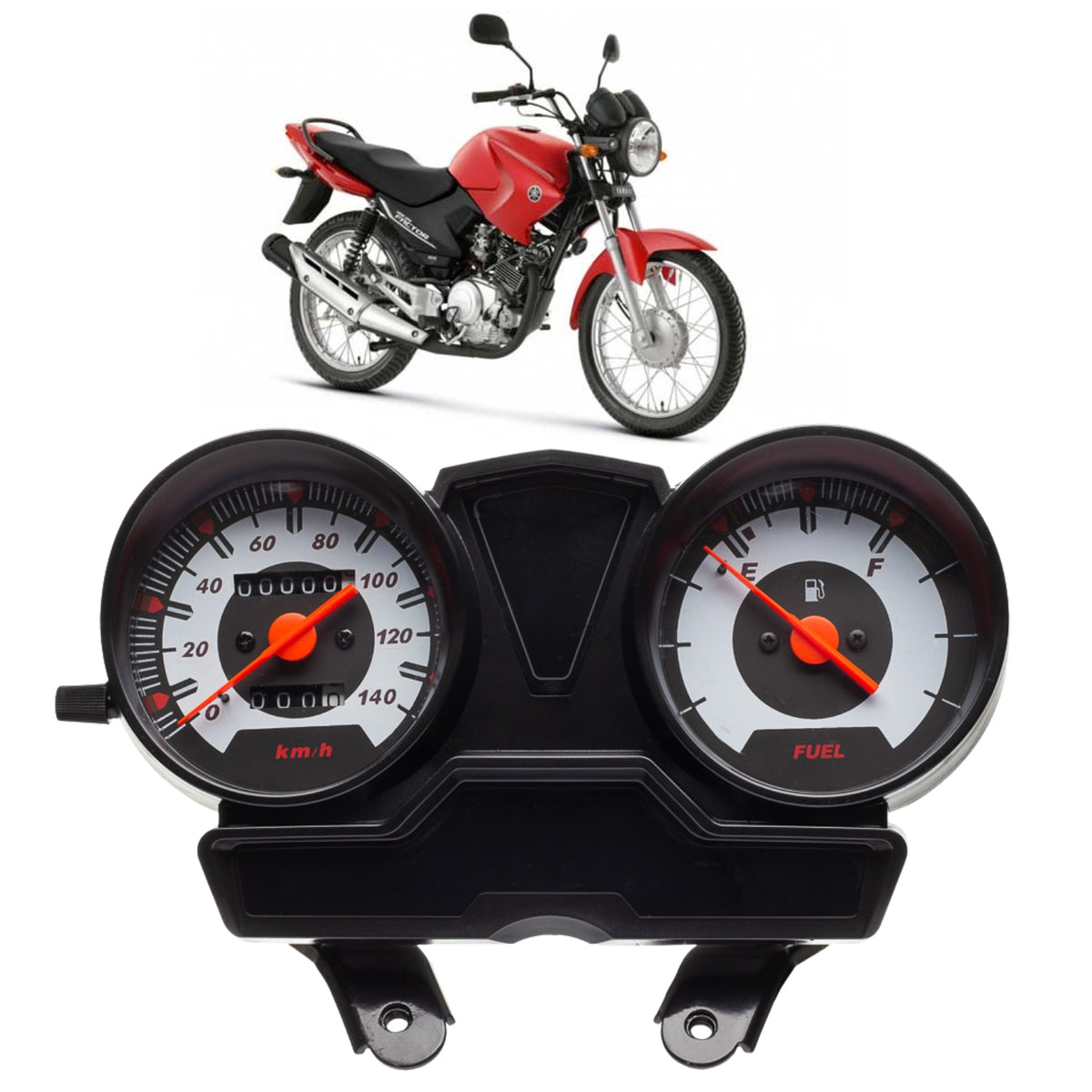 PAINEL COMPLETO VELOCIMETRO YBR FACTOR 125 2014 2015 2016 ED E K