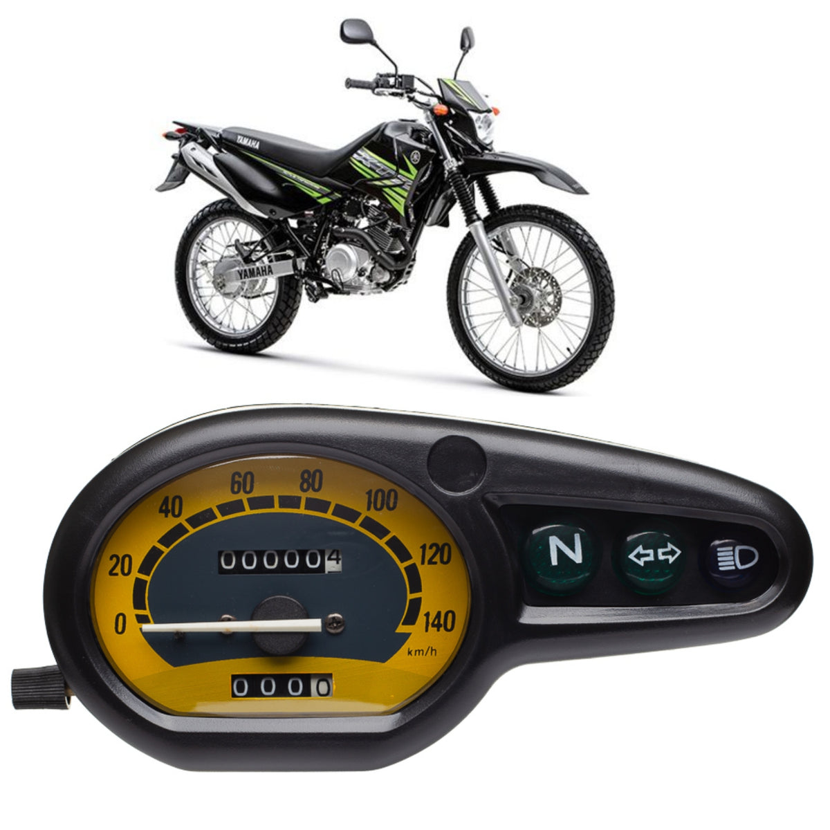 PAINEL COMPLETO VELOCIMETRO XTZ 125 2002-2005