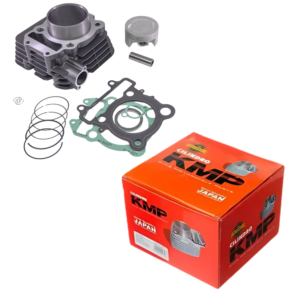 KIT COM CILINDRO PISTAO KMP YS FAZER 250 BLUEFLEX