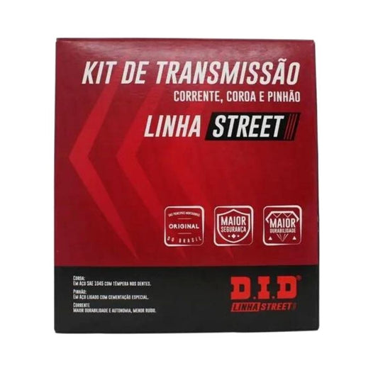 KIT RELAÇÃO DID COM RETENTOR YAMAHA FAZER 250 FZ25 2018 A 2025