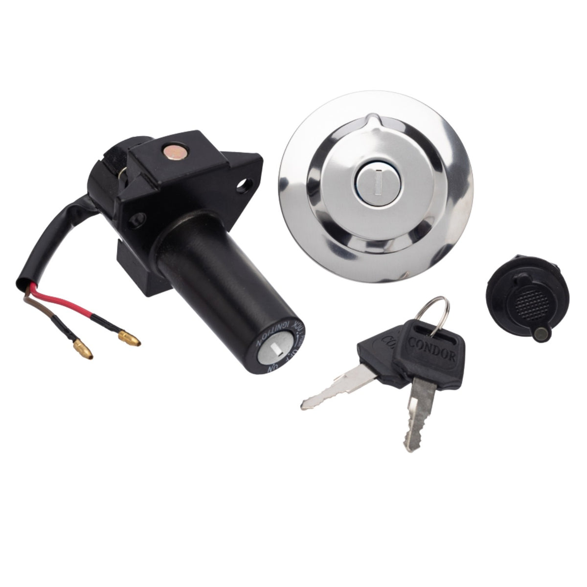 KIT CONJUNTO TRAVAS CHAVE IGNIÇÃO FAZER FACTOR 125 150 XTZ 125