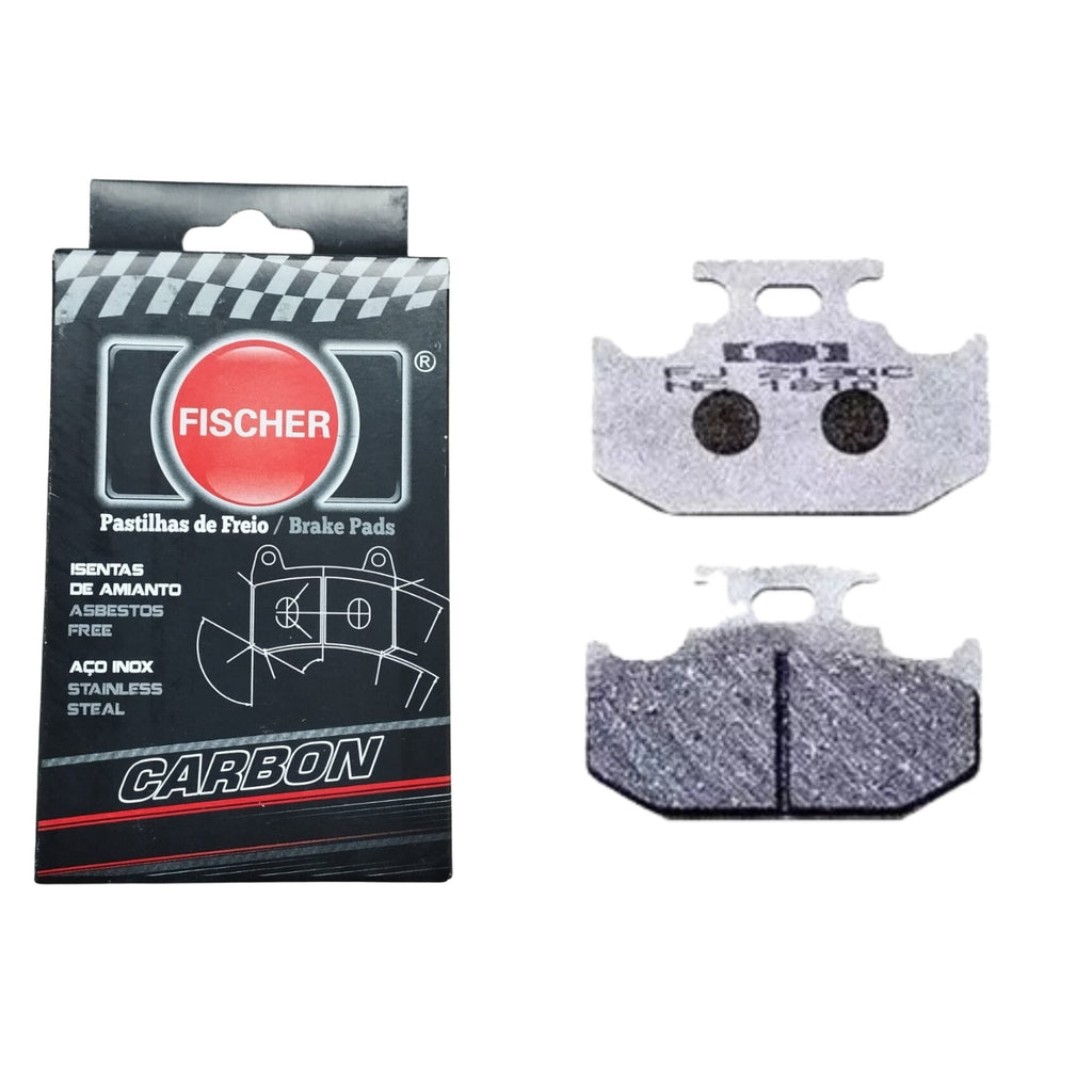 PASTILHA DE FREIO TRASEIRA FISCHER CARBON FAZER 250 / FZ15 / FZ25 / LANDER 250 / X 250