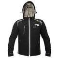 Jaqueta de motoqueiro GP Tech Soft Casual Resistente a agua Preto Cinza