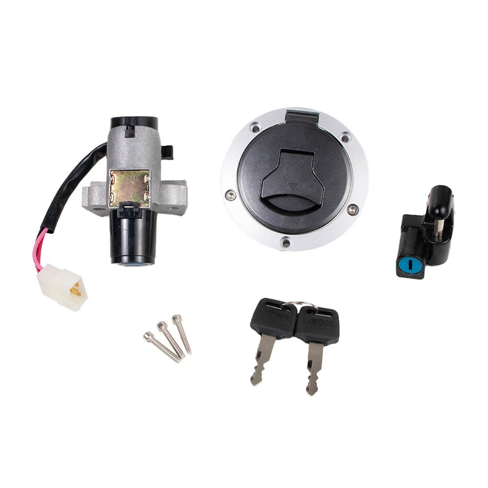 KIT CONJUNTO TRAVAS CHAVE IGNIÇÃO CG 160 TITAN FAN START 2018-2021