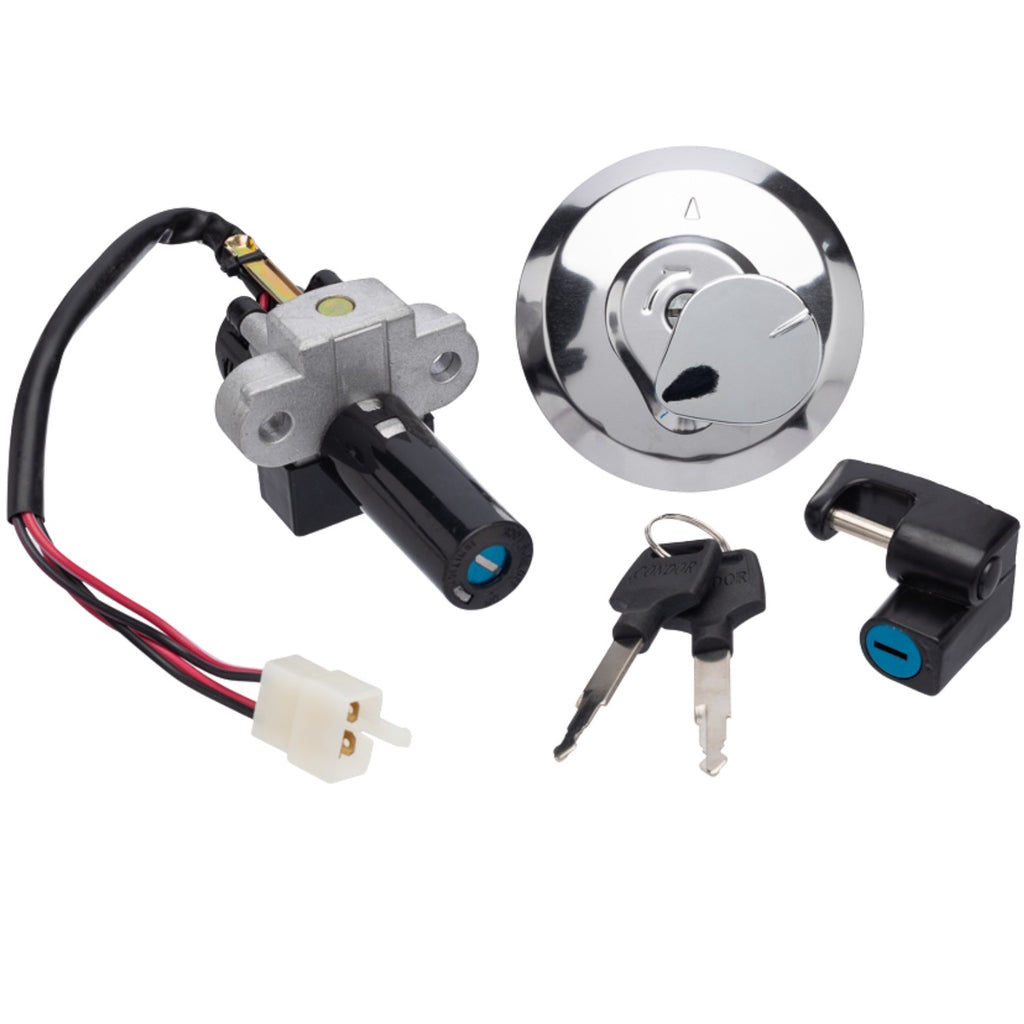 KIT CONJUNTO TRAVAS CHAVE IGNIÇÃO BROS 150 2009-2015