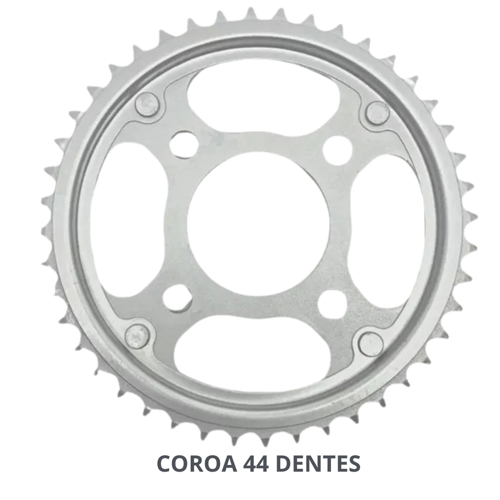 Kit Relação Transmissão Com Retentor Titan 125 2000-2004 Fan 125 2005-2008