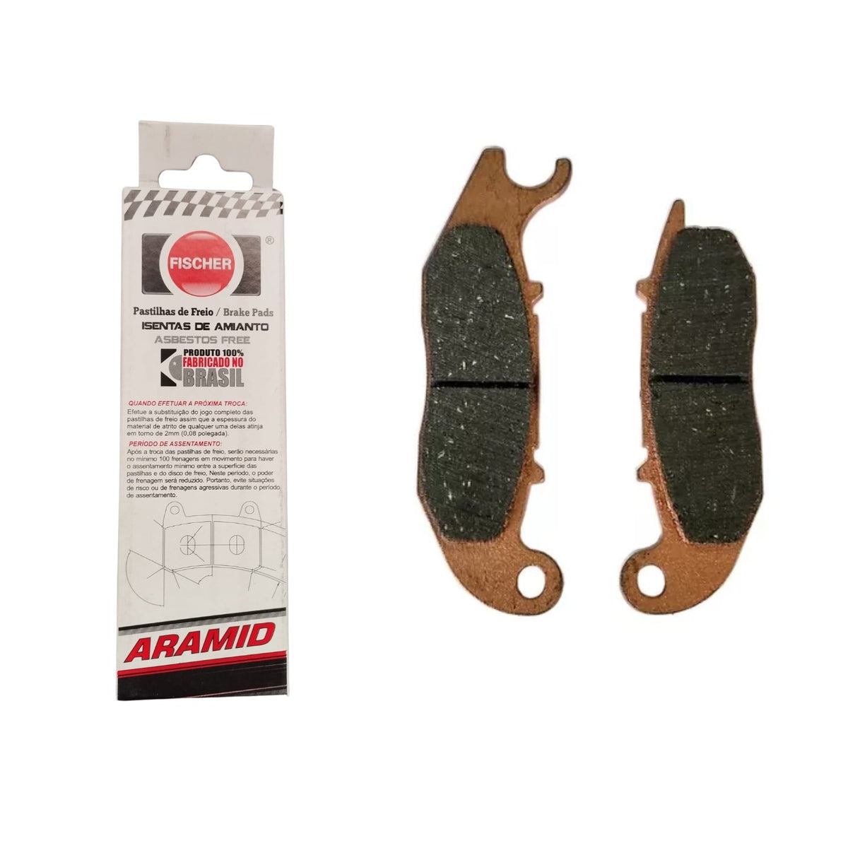 PASTILHA DE FREIO DIANTEIRA FISCHER CROSSER 150 / LANDER 250 / TENERÉ 250 / PCX 125 150 / CRF