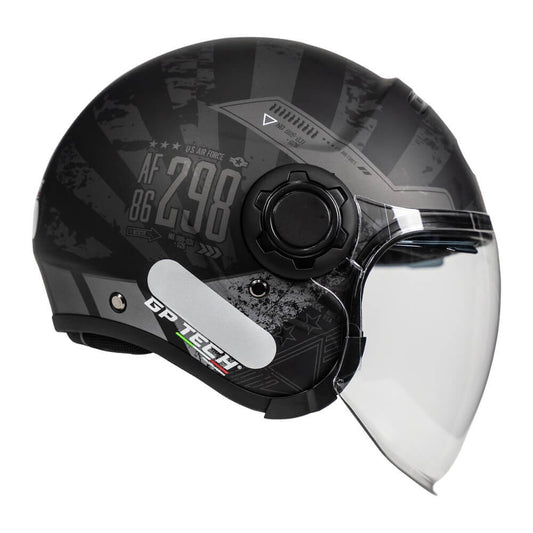 CAPACETE MOTO GP TECH ZOOM CAMUFLADO GOLD PRETO