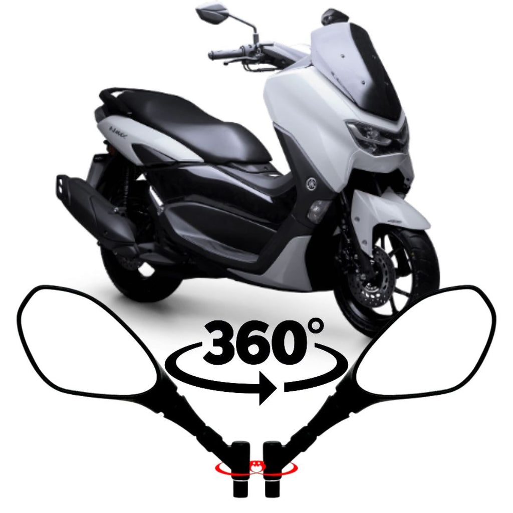 RETROVISOR GVS C/GIRO 360 NMAX 160 / MT03 / FACTOR 125  2016-2023