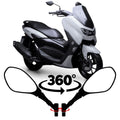 RETROVISOR GVS C/GIRO 360 NMAX 160 / MT03 / FACTOR 125  2016-2023