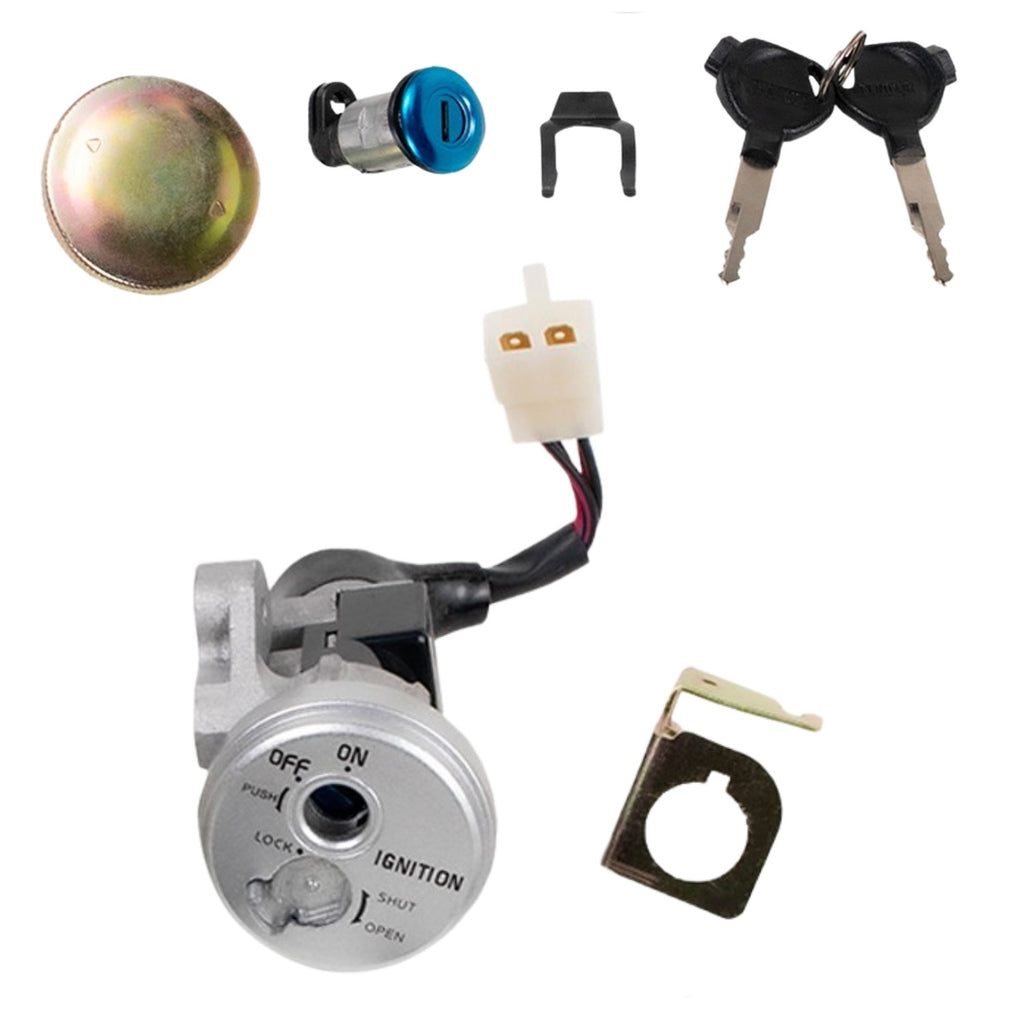 KIT CONJUNTO TRAVAS CHAVE IGNIÇÃO BIZ 125 2009-2015