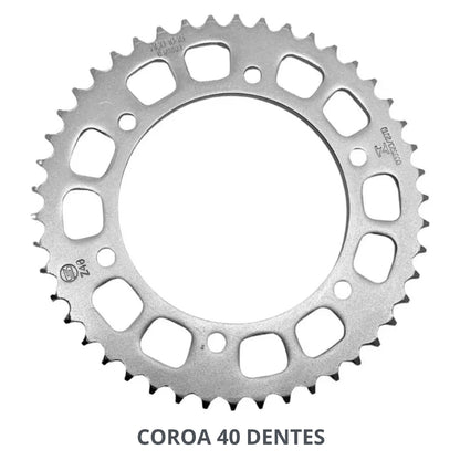Kit Relação Transmissão NX 400 Falcon 1999-2008
