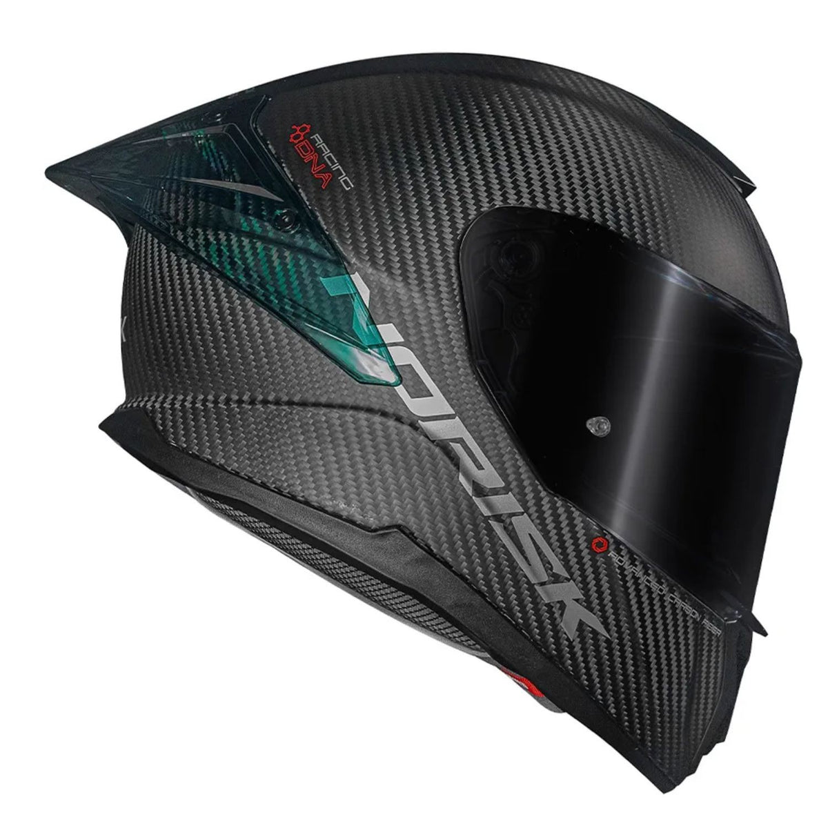 Capacete Norisk Carbon R Solid Preto Fosco Matte Carbon