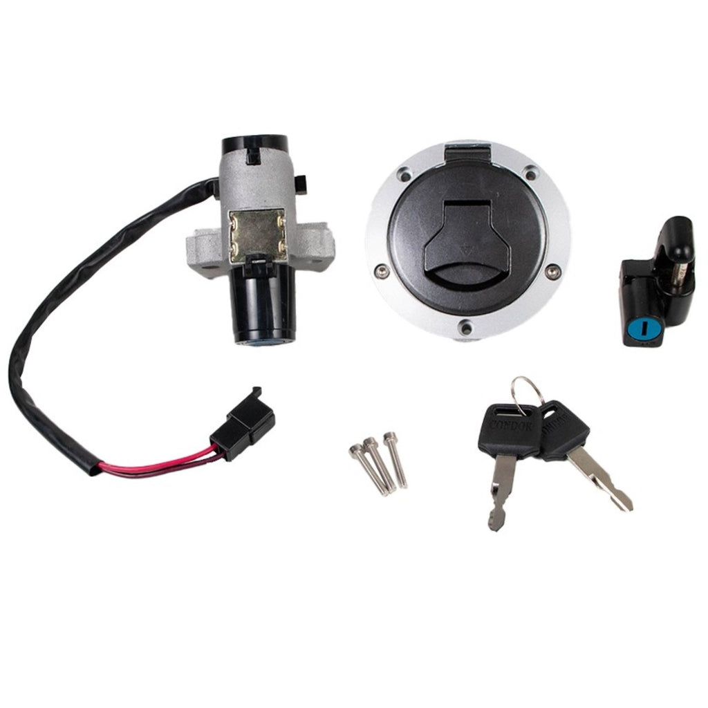 KIT CONJUNTO TRAVAS CHAVE IGNIÇÃO XRE 190 2016-2020