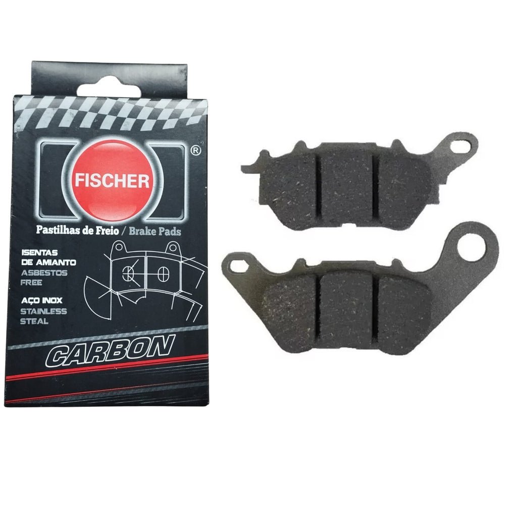 PASTILHA DE FREIO DIANTEIRA FISCHER CARBON MT03 YZF R3 2016-2025