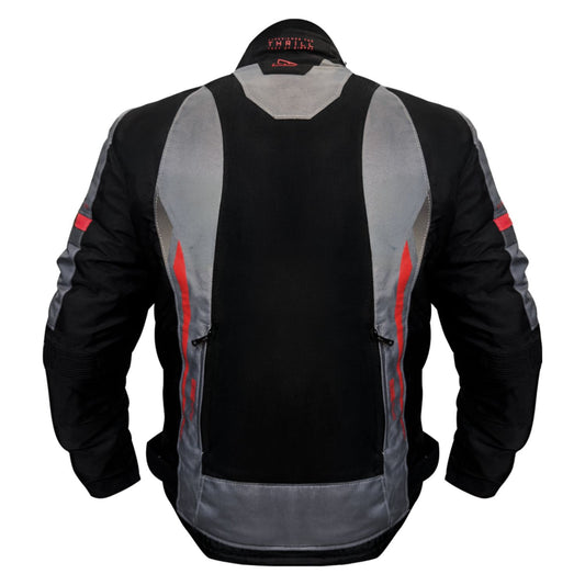 Jaqueta de motoqueiro GP Tech Verona Preto Cinza