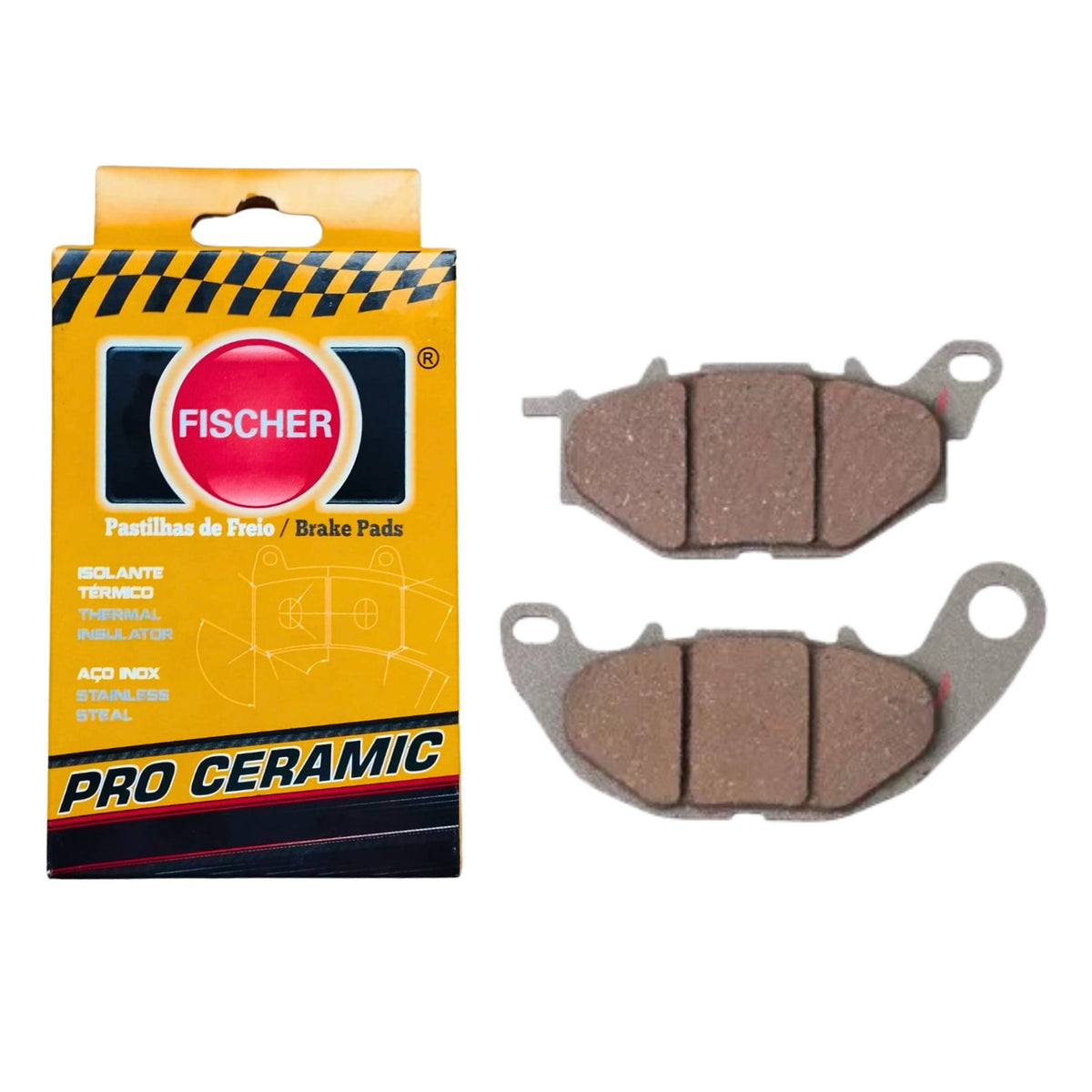 PASTILHA DE FREIO DIANTEIRA FISCHER PRO CERAMIC MT03 YZF R3 2016-2024