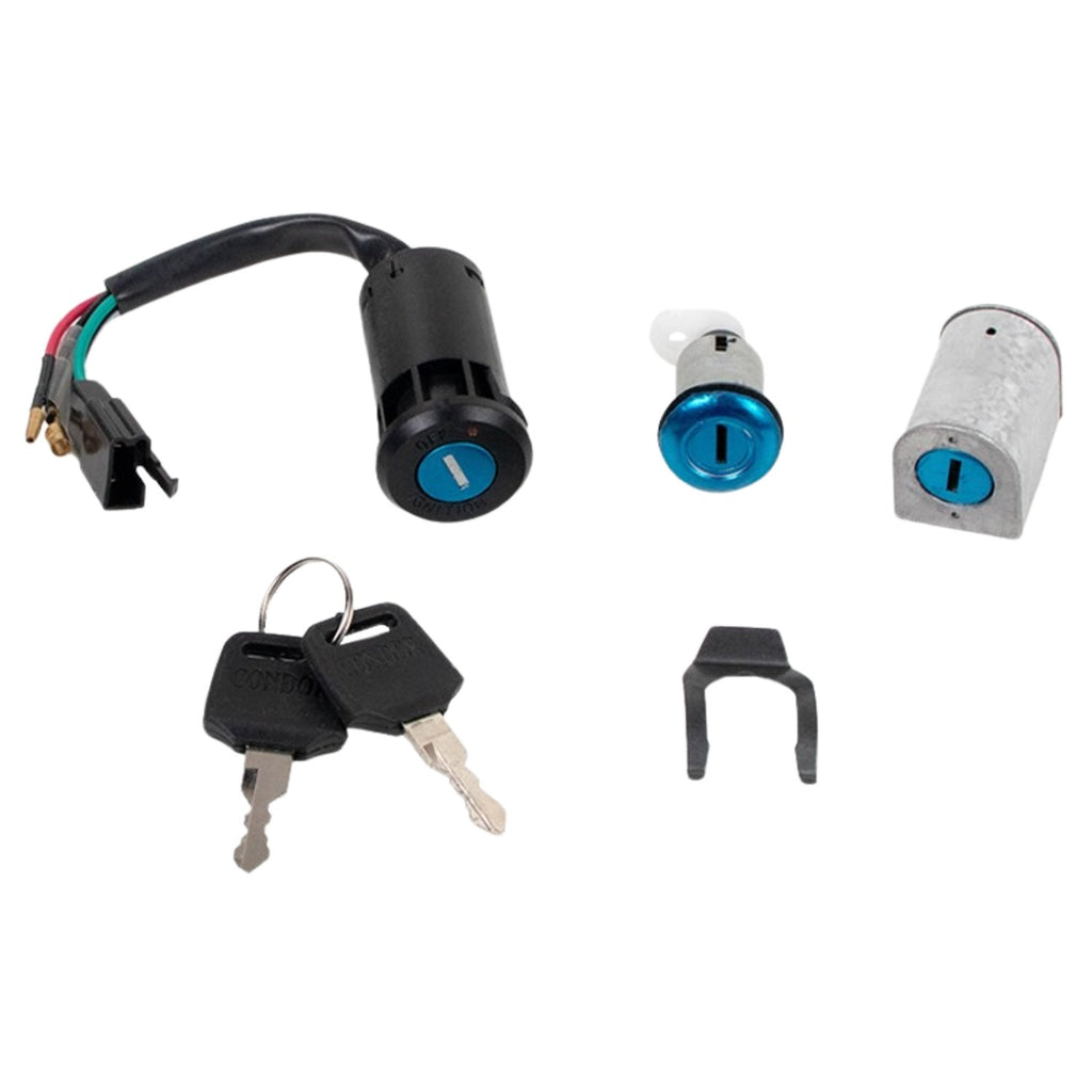 KIT CONJUNTO TRAVAS CHAVE IGNIÇÃO POP 100 2007-2015