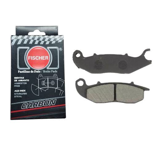 PASTILHA DE FREIO DIANTEIRA FISCHER CARBON CROSSER 150 / LANDER 250 / TENERÉ 250 / PCX 125 150 / CRF