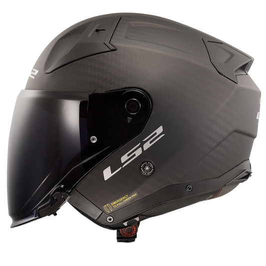 Capacete Ls2 Infinity II Solid Matte Carbon