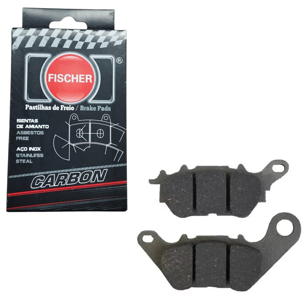PASTILHA DE FREIO DIANTEIRA FISCHER CARBON MT03 YZF R3 2016-2025