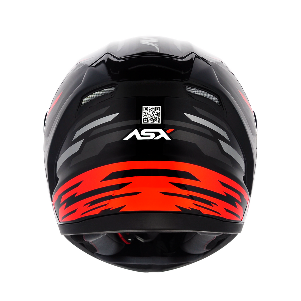 Capacete ASX City Arrow Preto/Brilho/Grafite
