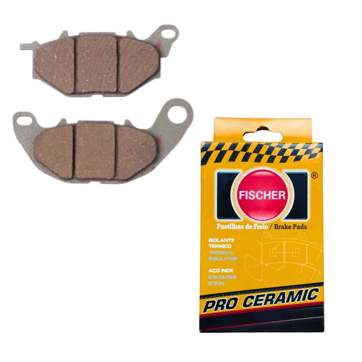 PASTILHA DE FREIO DIANTEIRA FISCHER PRO CERAMIC MT03 YZF R3 2016-2024