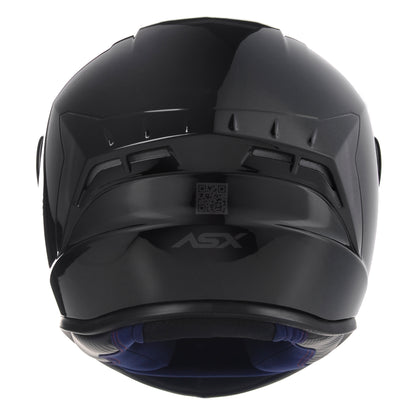 Capacete ASX draken Solid Brilho Preto